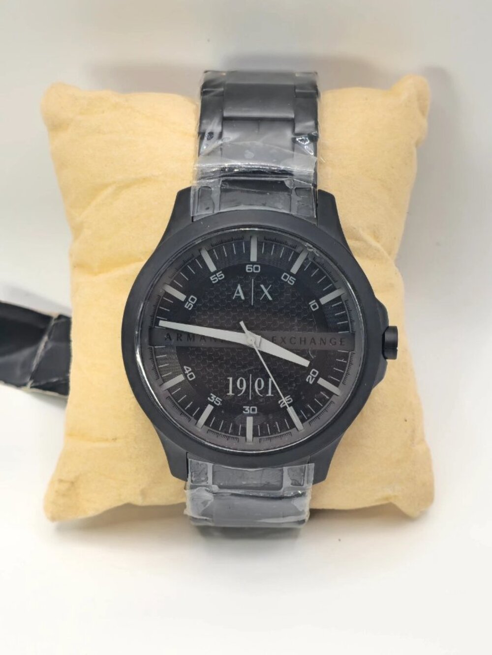 Armani Exchange Men's Black Stainless Steel Chronograph Watch AX2164